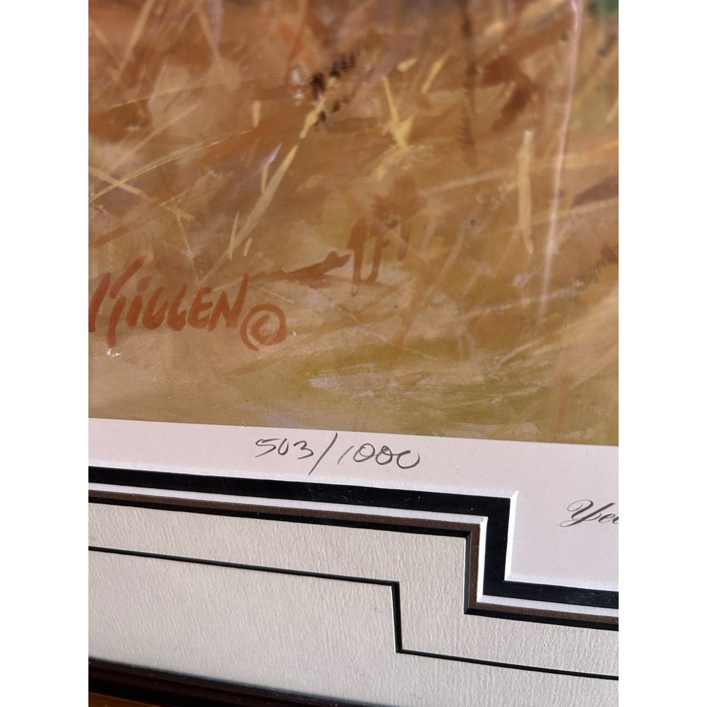 Jim Killen Faithful Friends Puppies Signed 503/1000 Friends NRA Framed Print - Picture 6 of 6